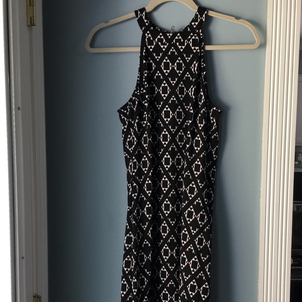Black and white dress